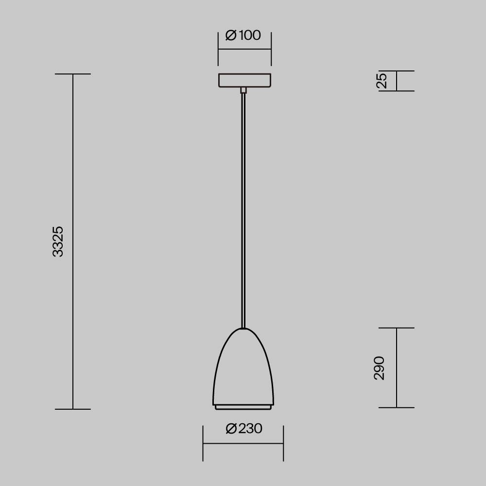 Дополнительная картинка Подвесной светильник Maytoni MOD430PL-01CM