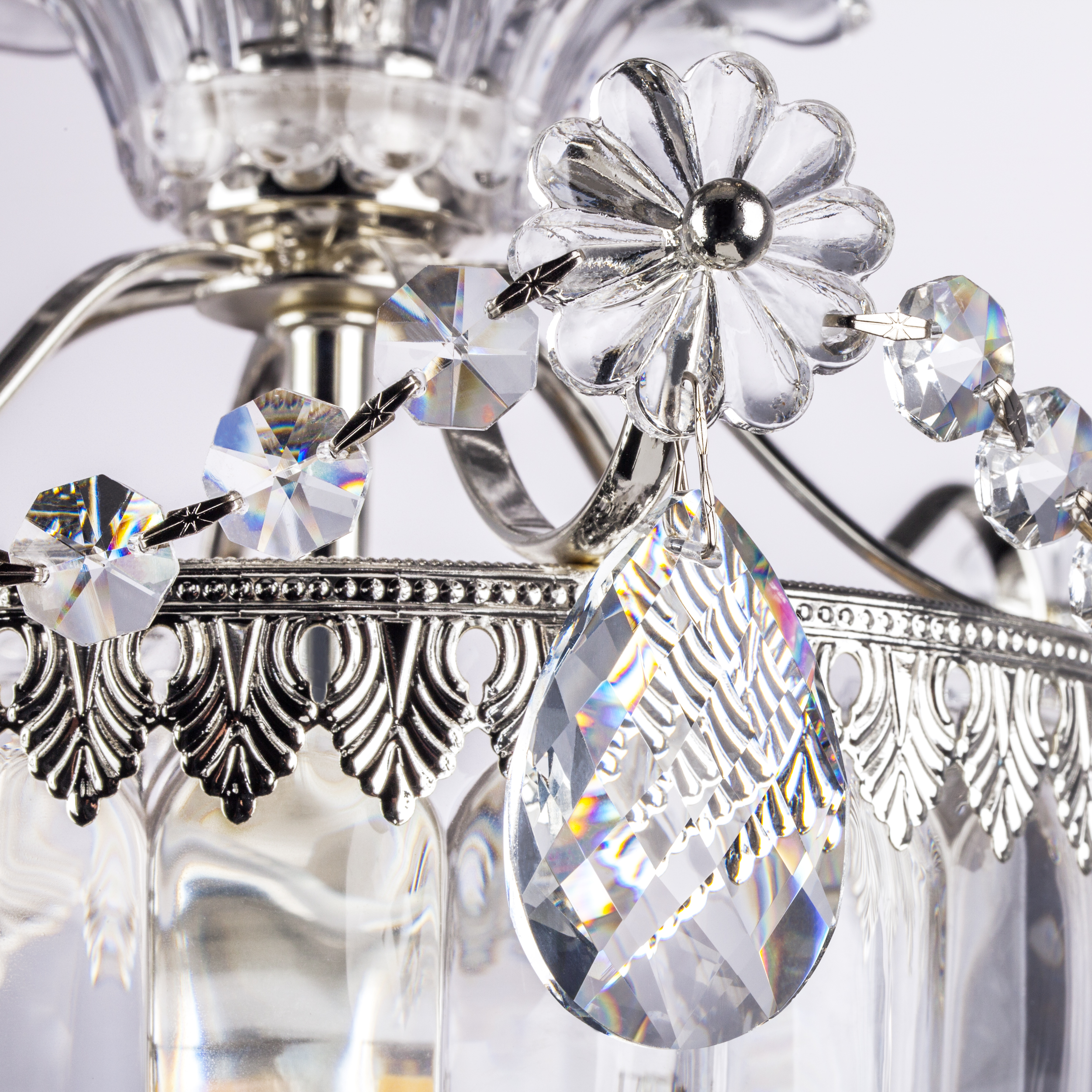 Дополнительная картинка Подвесной светильник Lightstar Schon Silver 790034