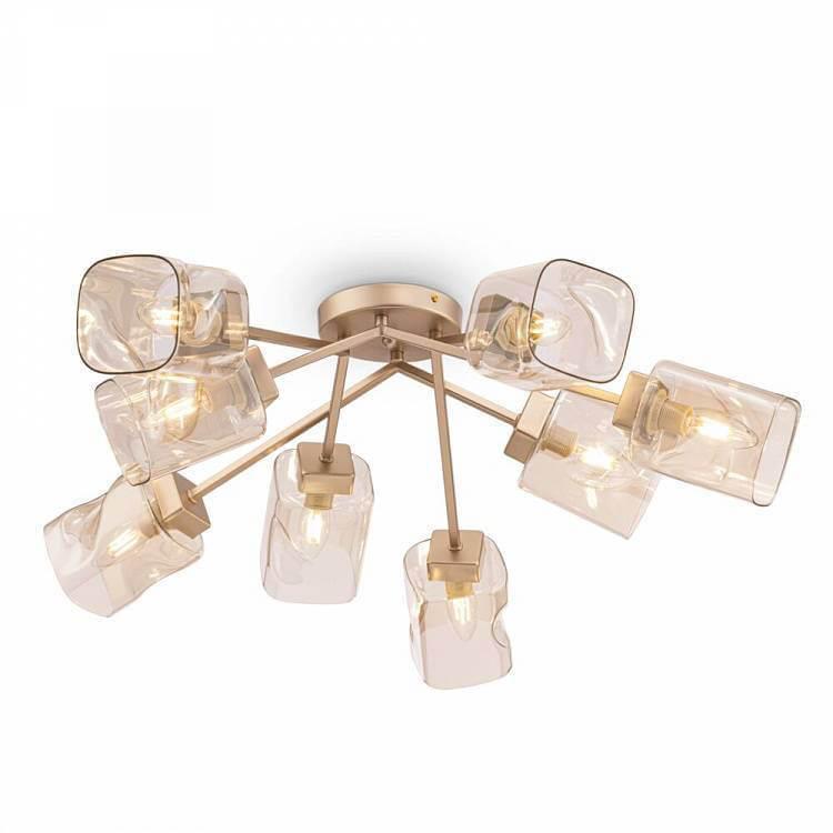 Потолочные Потолочная люстра Freya Isabella FR5095CL-08G, доставка по Казахстану 