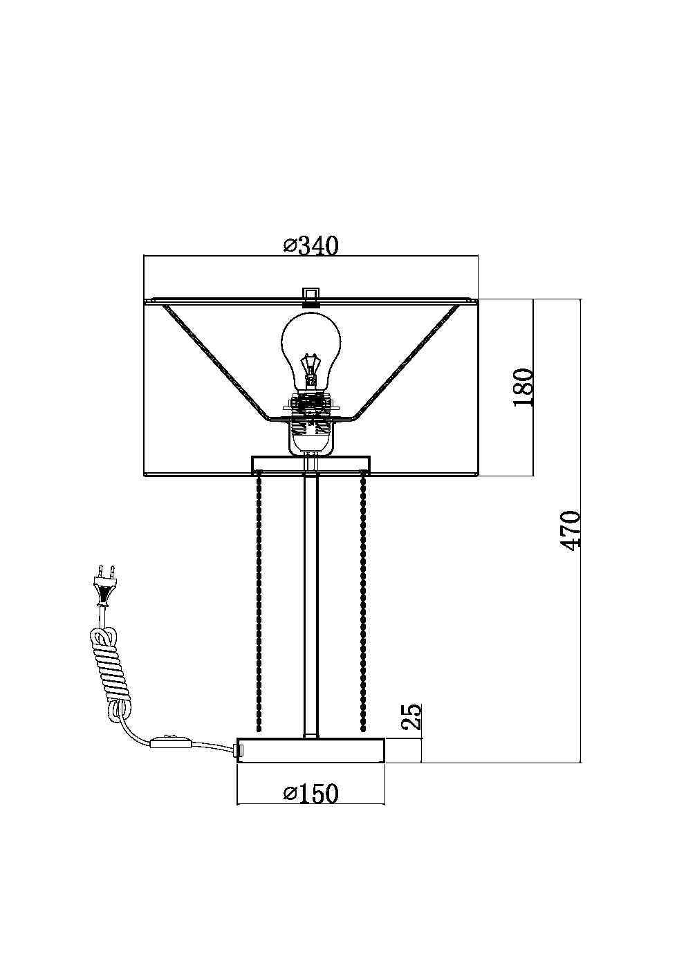 Дополнительная картинка Настольный светильник Maytoni MOD151TL-01G
