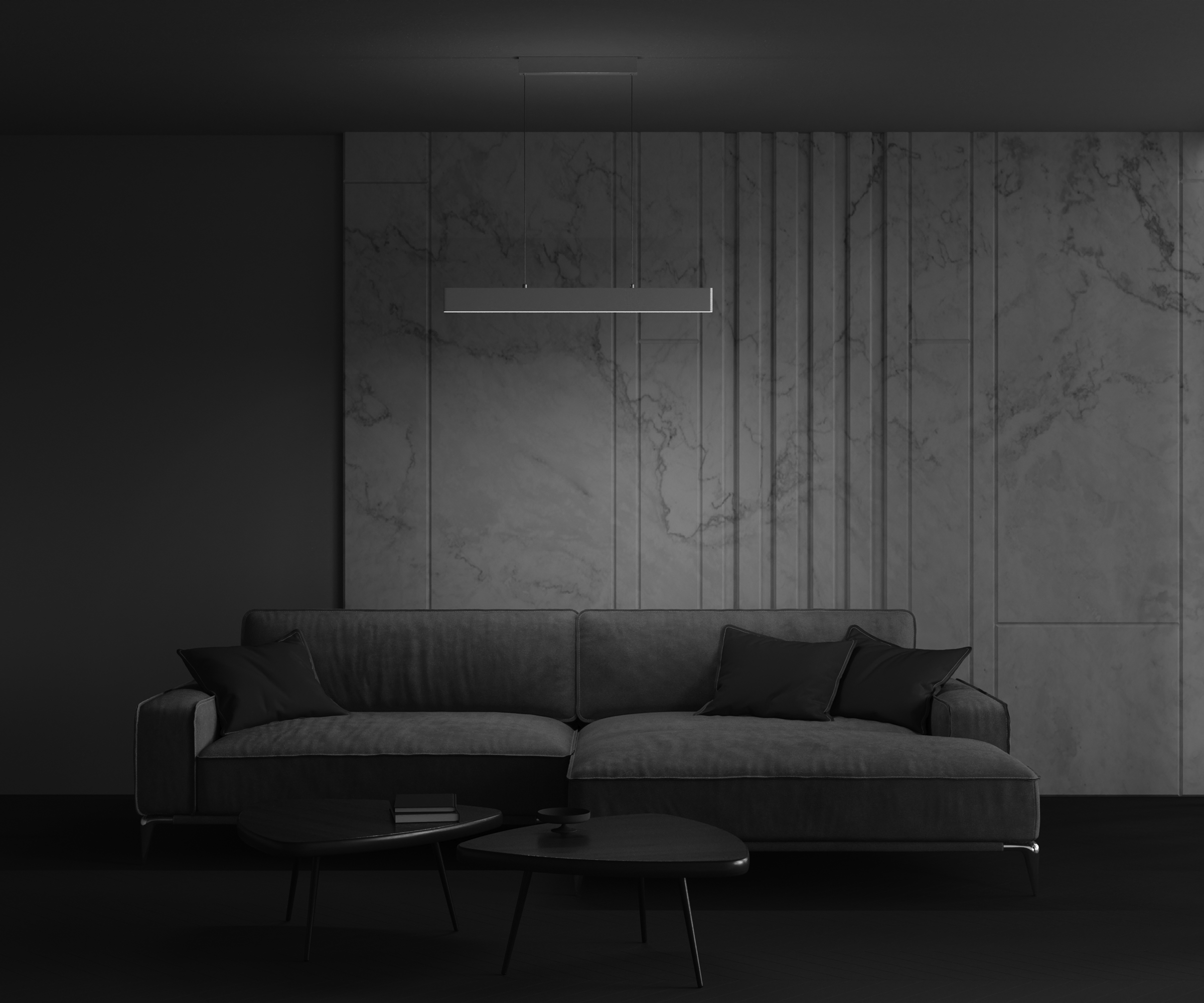 Картинка Подвесной светодиодный светильник Maytoni Step P010PL-L23W