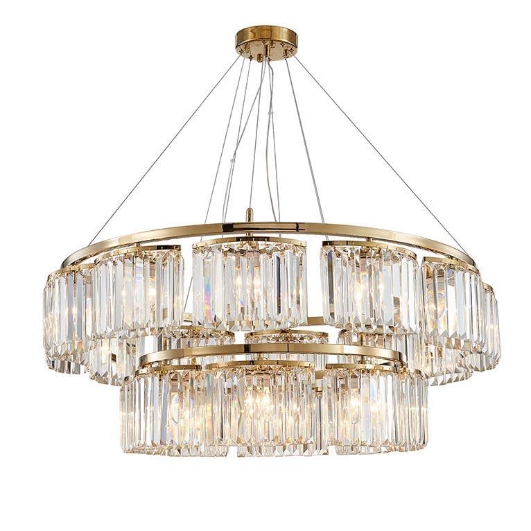 подвесной светильник newport 4358+12/s gold м0062829, доставка по Казахстану 