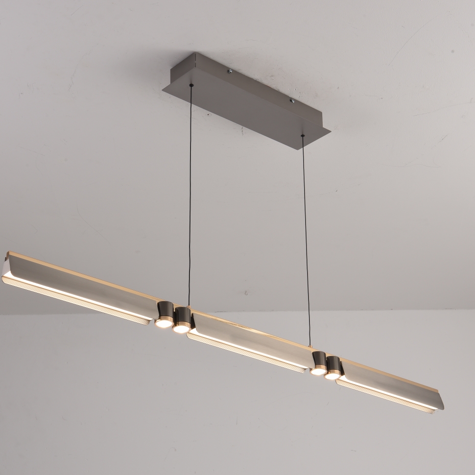 Картинка Светильник подвесной iLEDEX Vision 9309D-1200-2 GR+BK