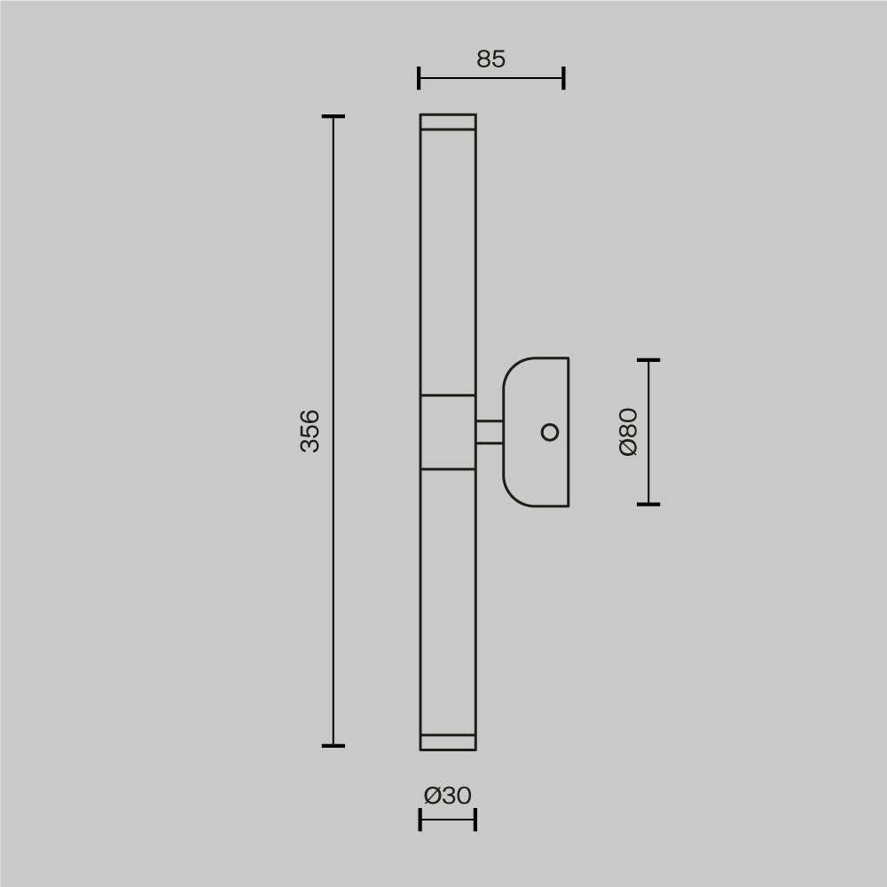 Дополнительная картинка Бра Technical MOD106WL-L10G3K
