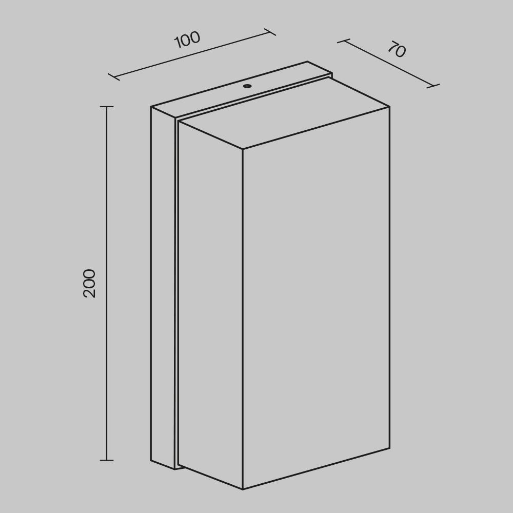 Дополнительная картинка Настенный светильник (бра) Outdoor O454WL-L10GF3K