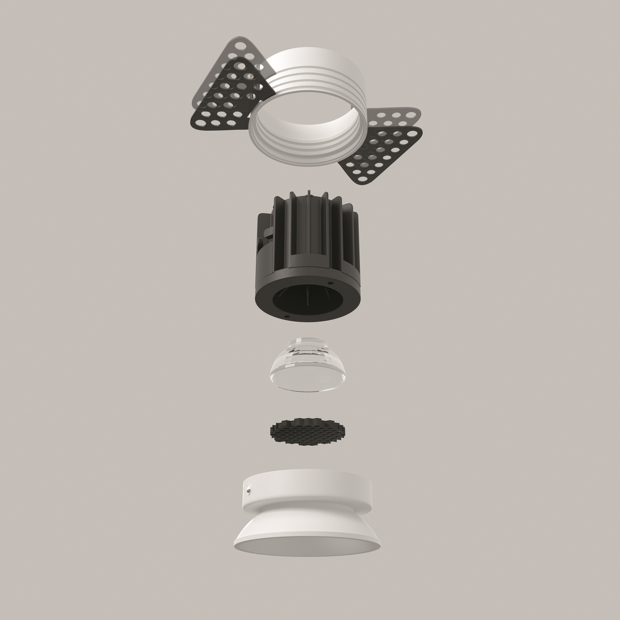 Дополнительная картинка Встраиваемый светильник Technical DL058-7W3K-TRS-W