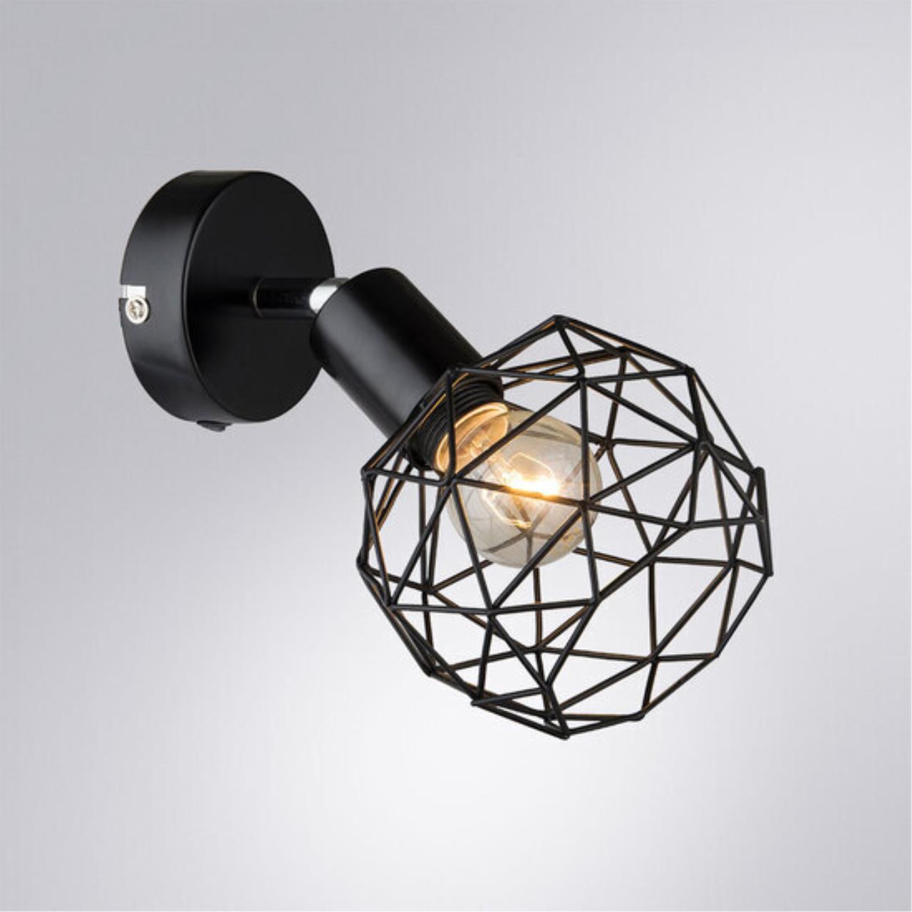 Картинка Настенный светильник Arte Lamp SOSPIRO A6141AP-1BK
