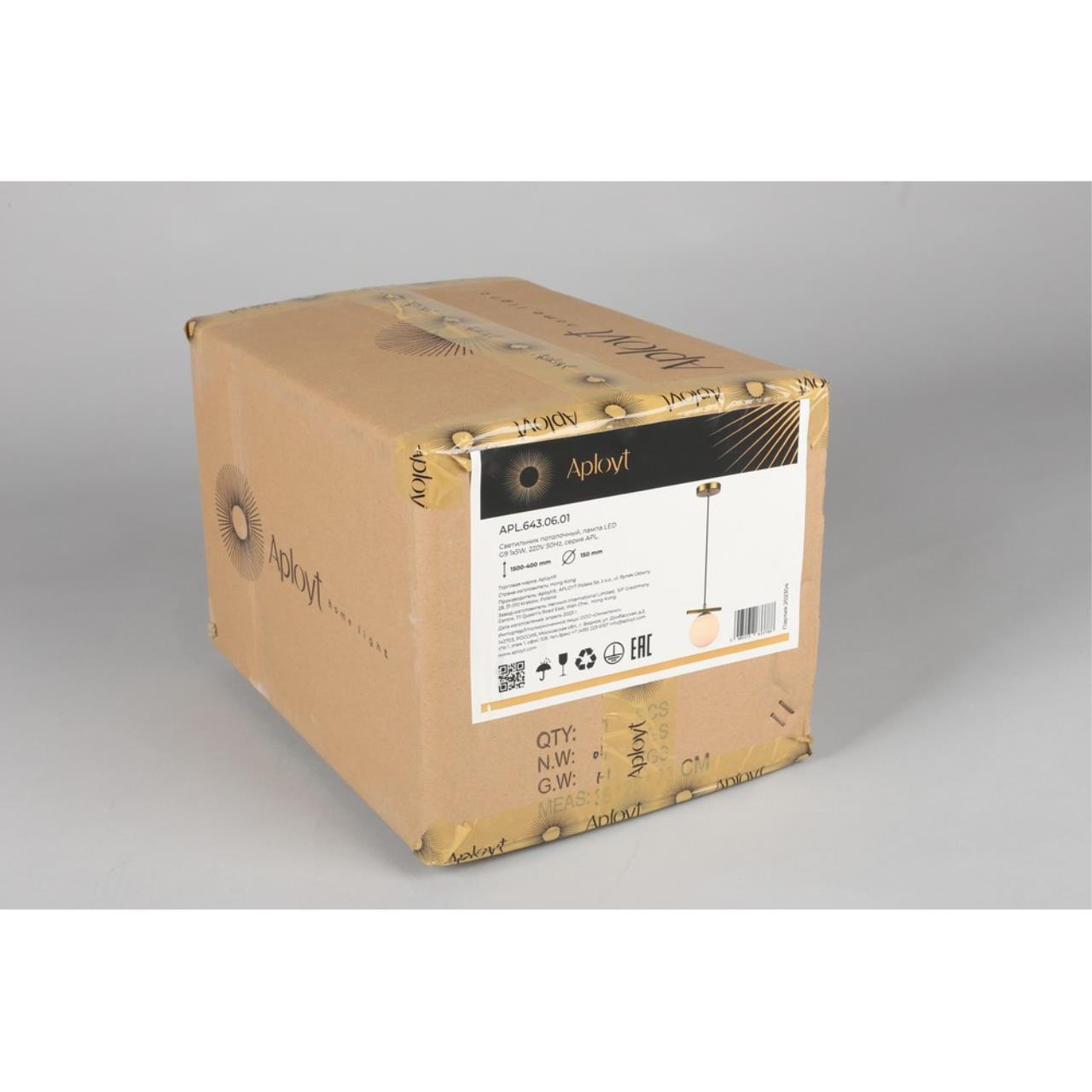 Картинка APL.643.06.01 Светильник подвесной Aployt Penelopa