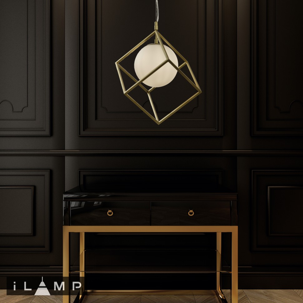 Картинка Подвесной светильник iLamp GOLDEN P2483-1S GOLD