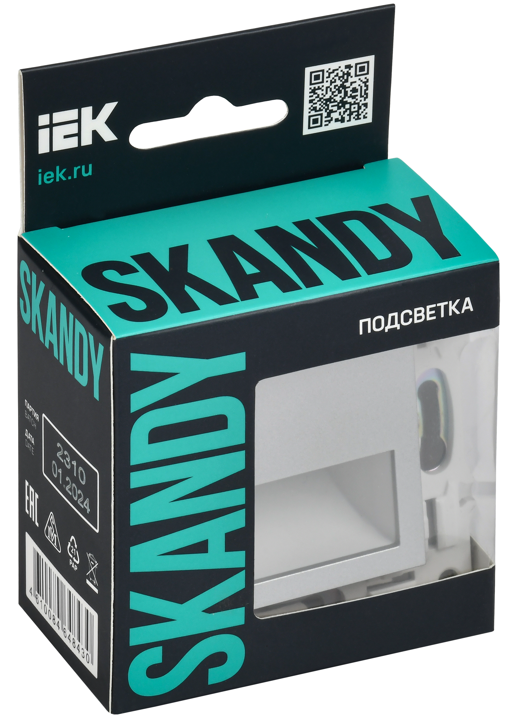 SKANDY Подсветка LED встраиваемая SK-L01S сереб. IEK — фото 3