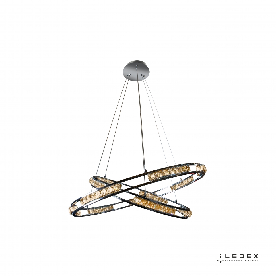 потолочный светильник iledex crystal 16364/800+600 cr, доставка по Казахстану 