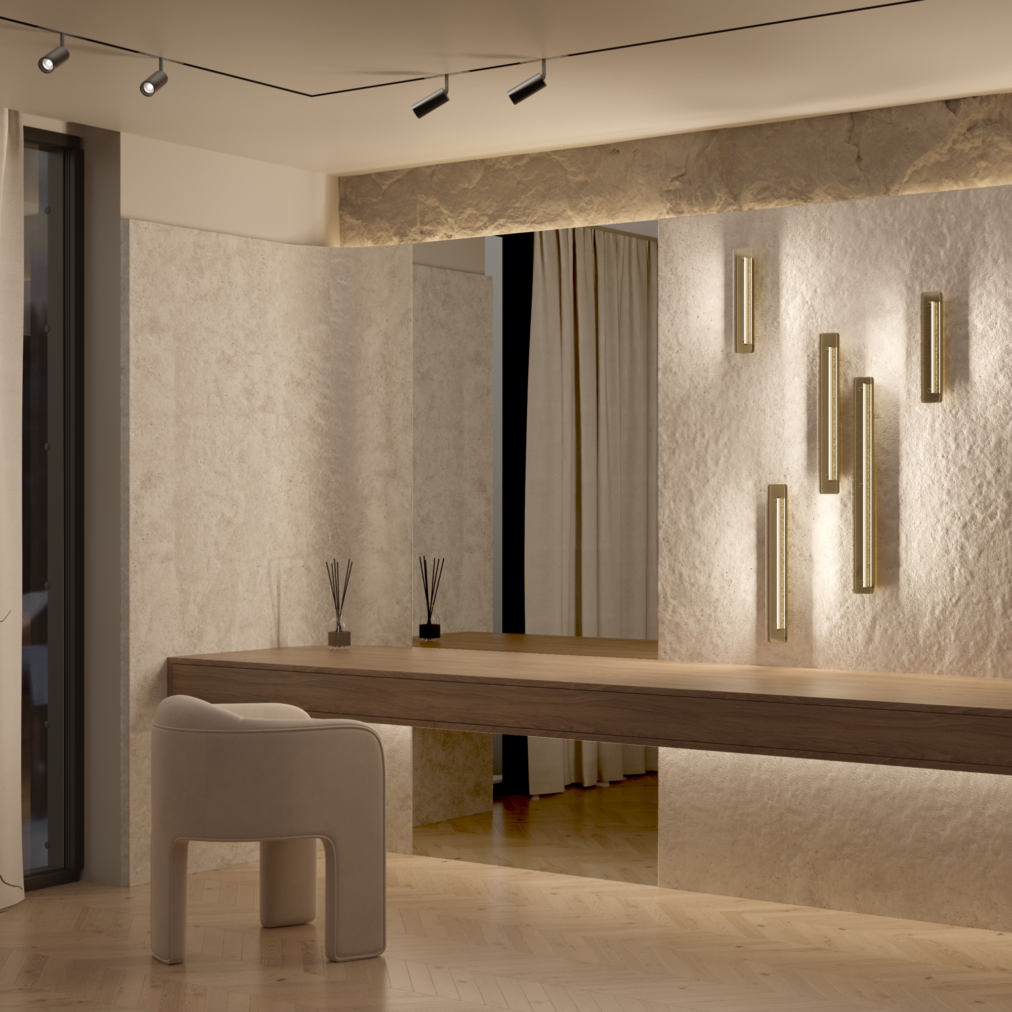 Картинка Настенный светильник (бра) Maytoni P091WL-L21G3K