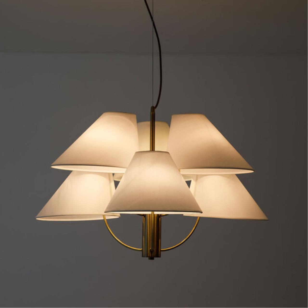 Дополнительная картинка Подвесная люстра Arte Lamp RONDO A4086LM-6AB