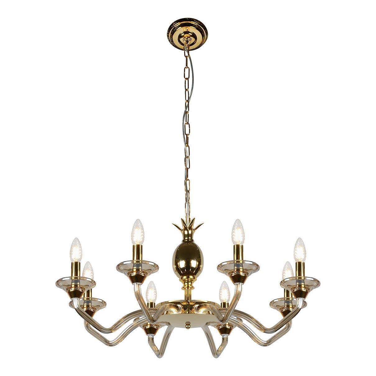 Картинка Подвесная люстра iLamp Flo YT2049-8 GD+COG