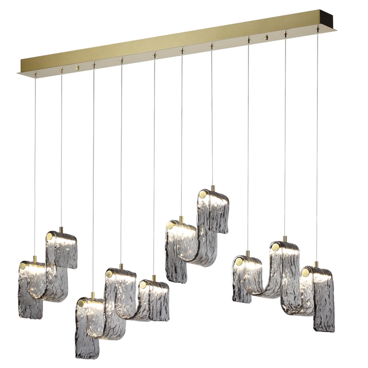 люстры 5106/52l odeon light  люстра линейная flow, доставка по Казахстану 