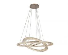 newport 8240 8243/900 chrome , подвесной светильник, chrome сlear crystal d40/65/90*h250 см led strip 140w 3100k 15400lm, доставка по Казахстану 