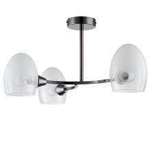 люстры 6513/3c moderni ln23 черный потолочный светильник e14 3*40w 220v kendall, доставка по Казахстану 