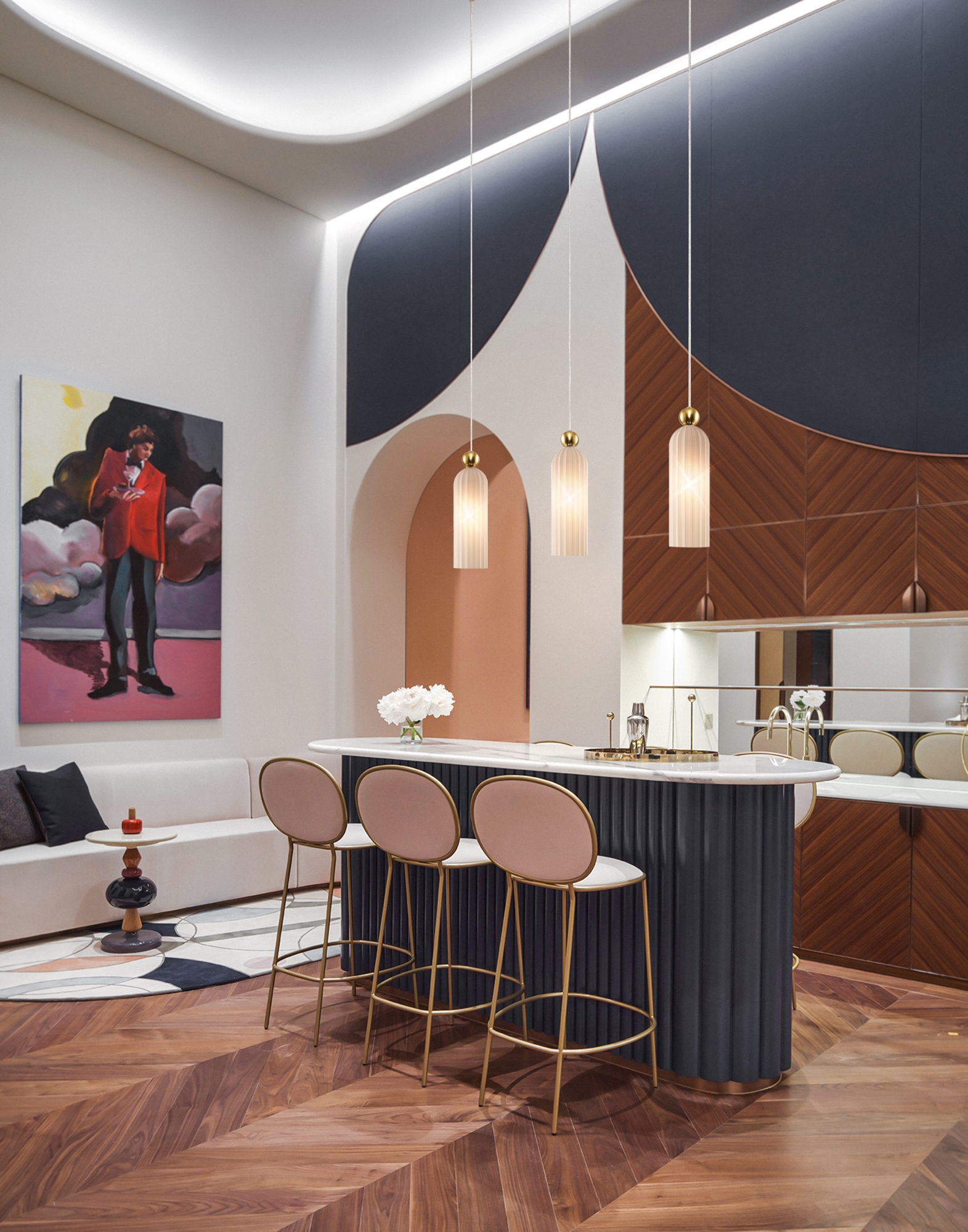 Дополнительная картинка Подвесной светильник Maytoni MOD302PL-01W