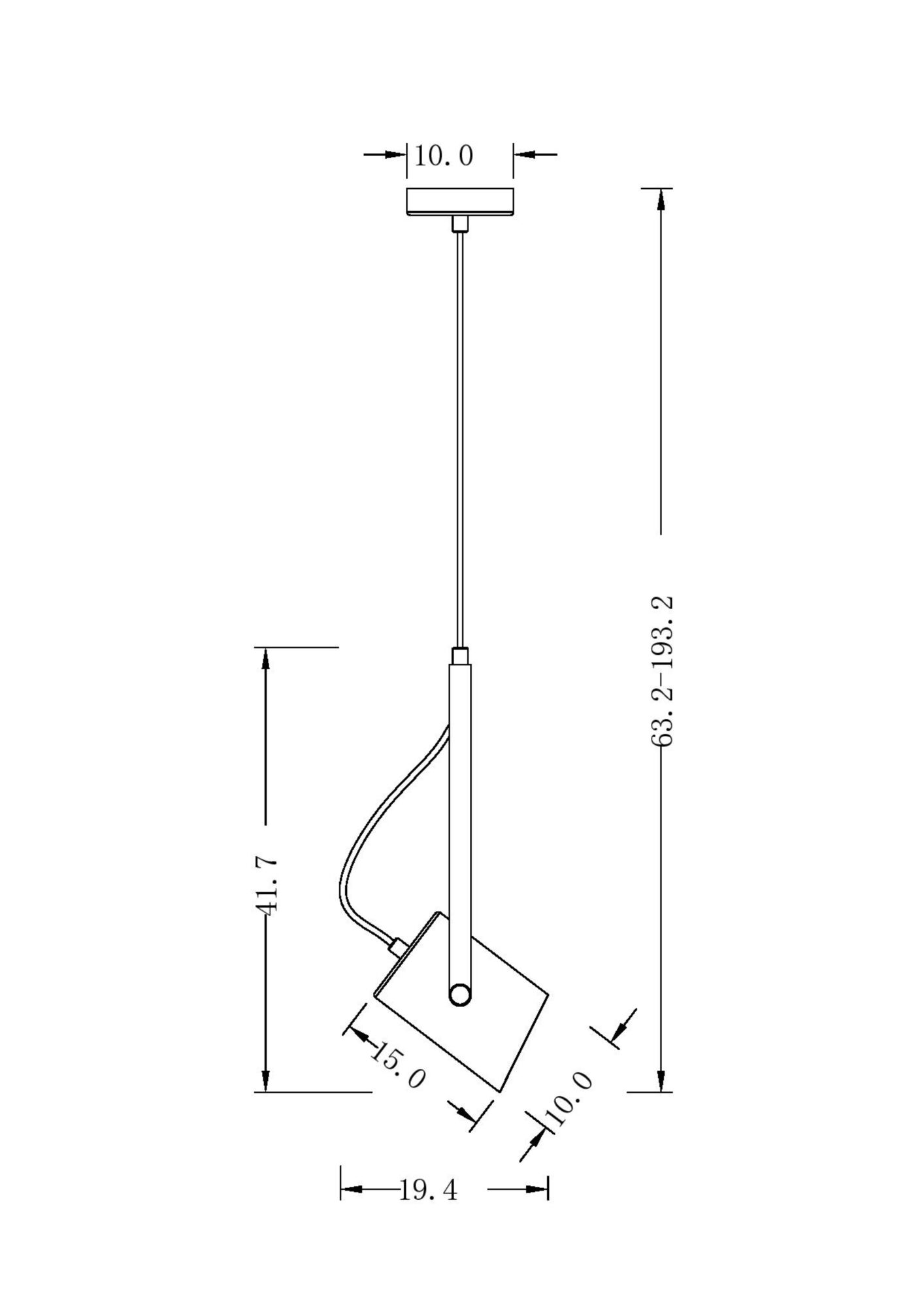 Дополнительная картинка Подвесной светильник Freya FR4004PL-01WB