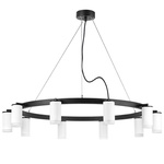 люстры lr0203600 подвесной светильник rullo 10х50w gu10 черный/белый (571020+214436-10+202430-10), доставка по Казахстану 