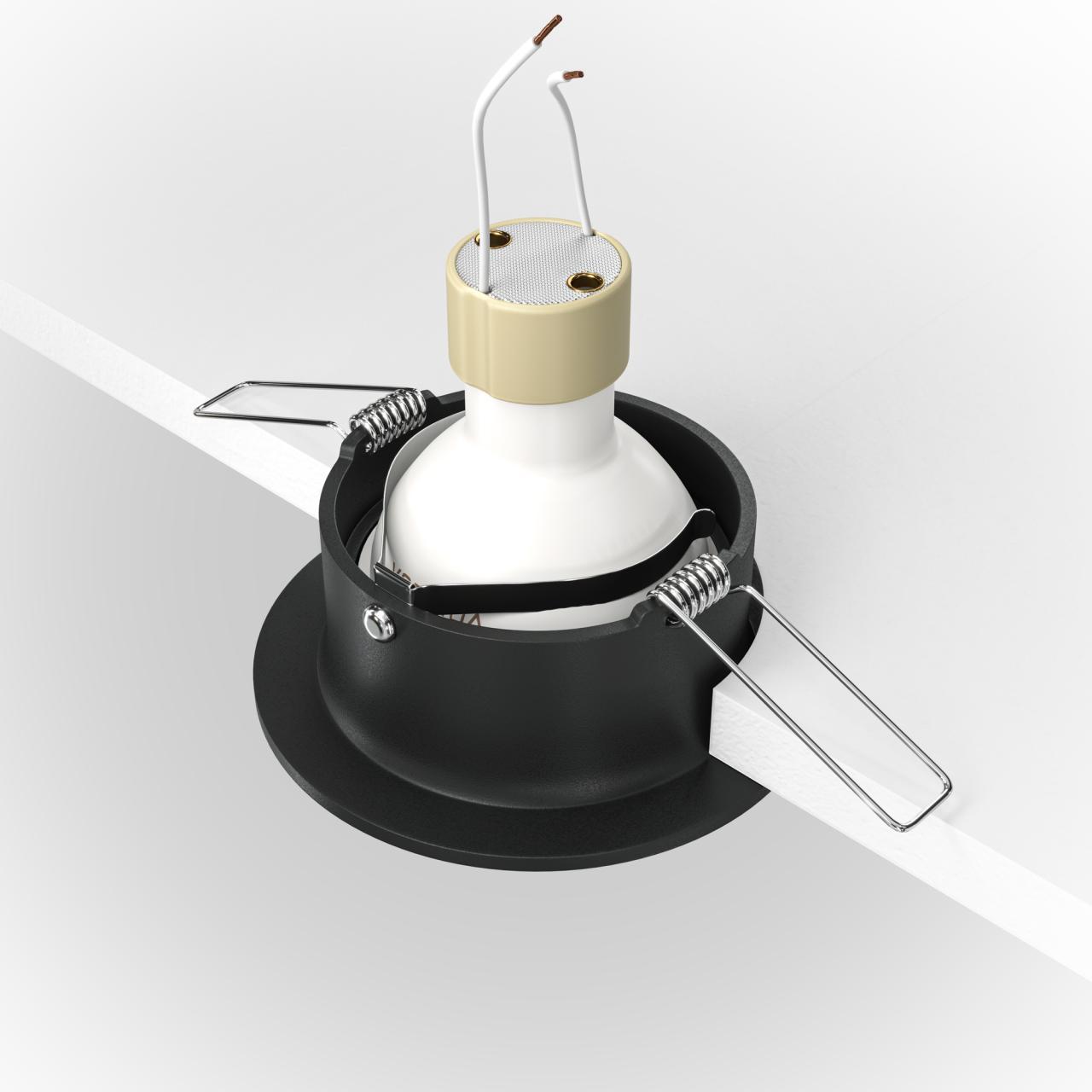 Дополнительная картинка Встраиваемый светильник Maytoni Slim DL027-2-01B