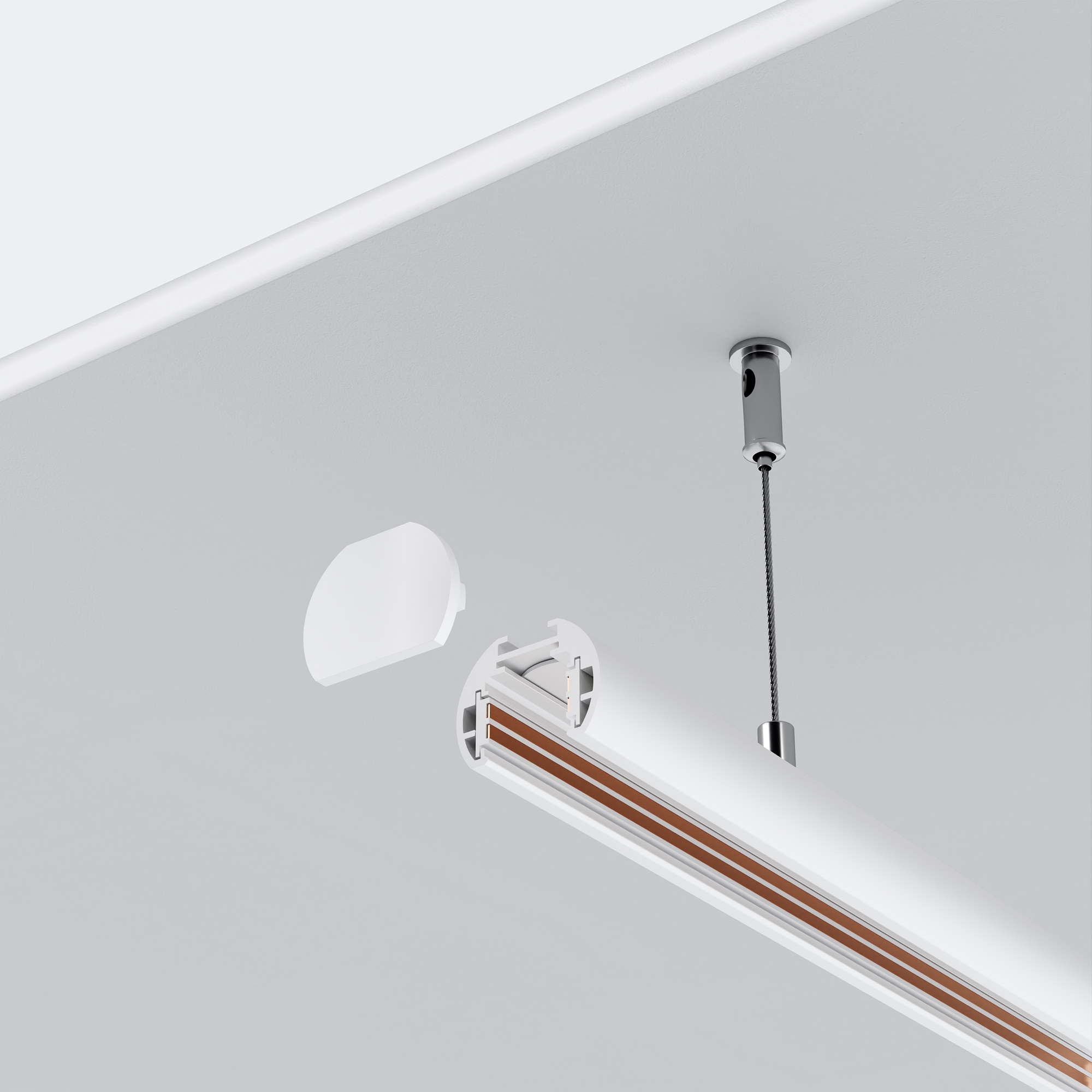 Дополнительная картинка Шинопровод накладной/подвесной Technical TRXM034-R-412W