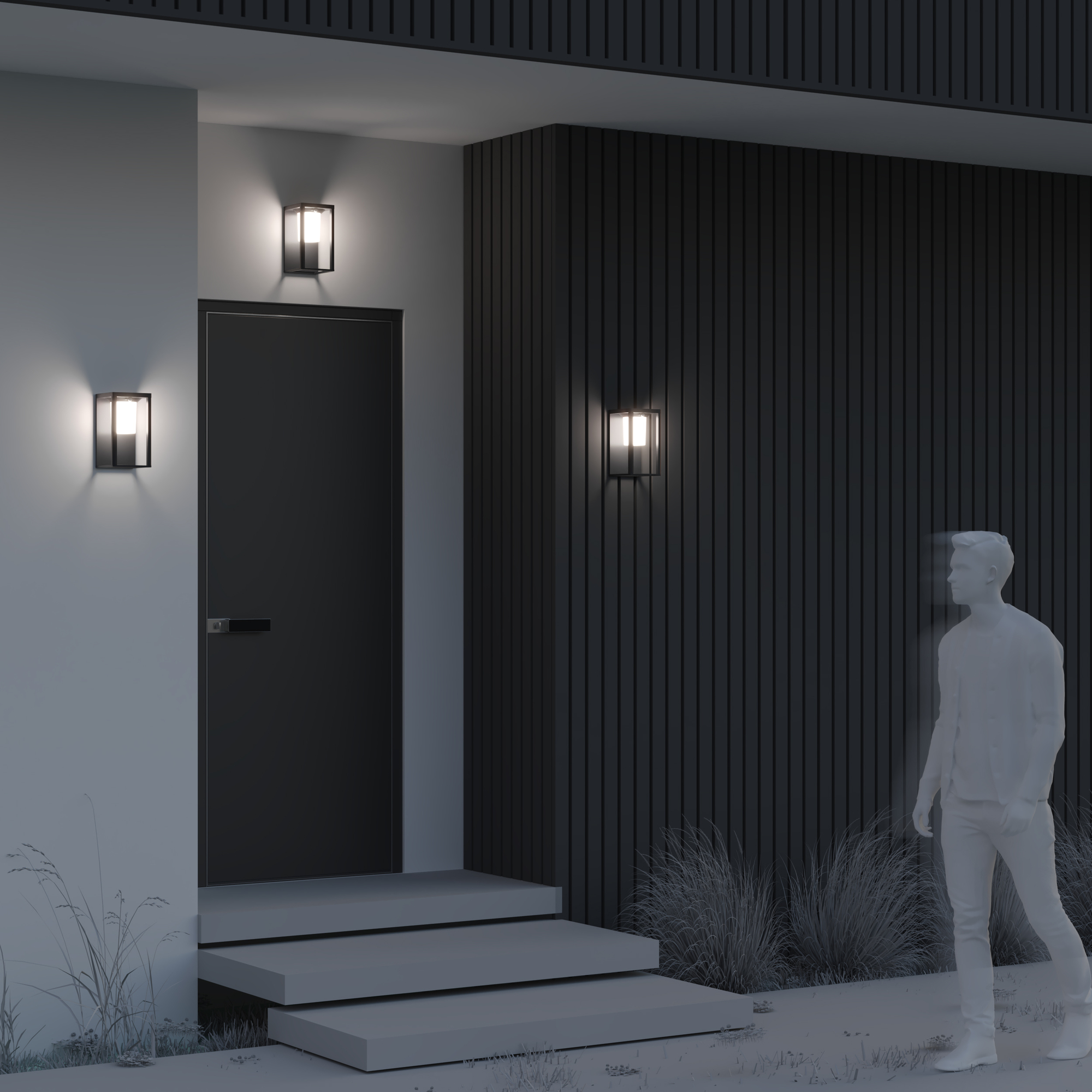 Картинка Настенный светильник (бра) Outdoor OSL457WL-L2GF3K