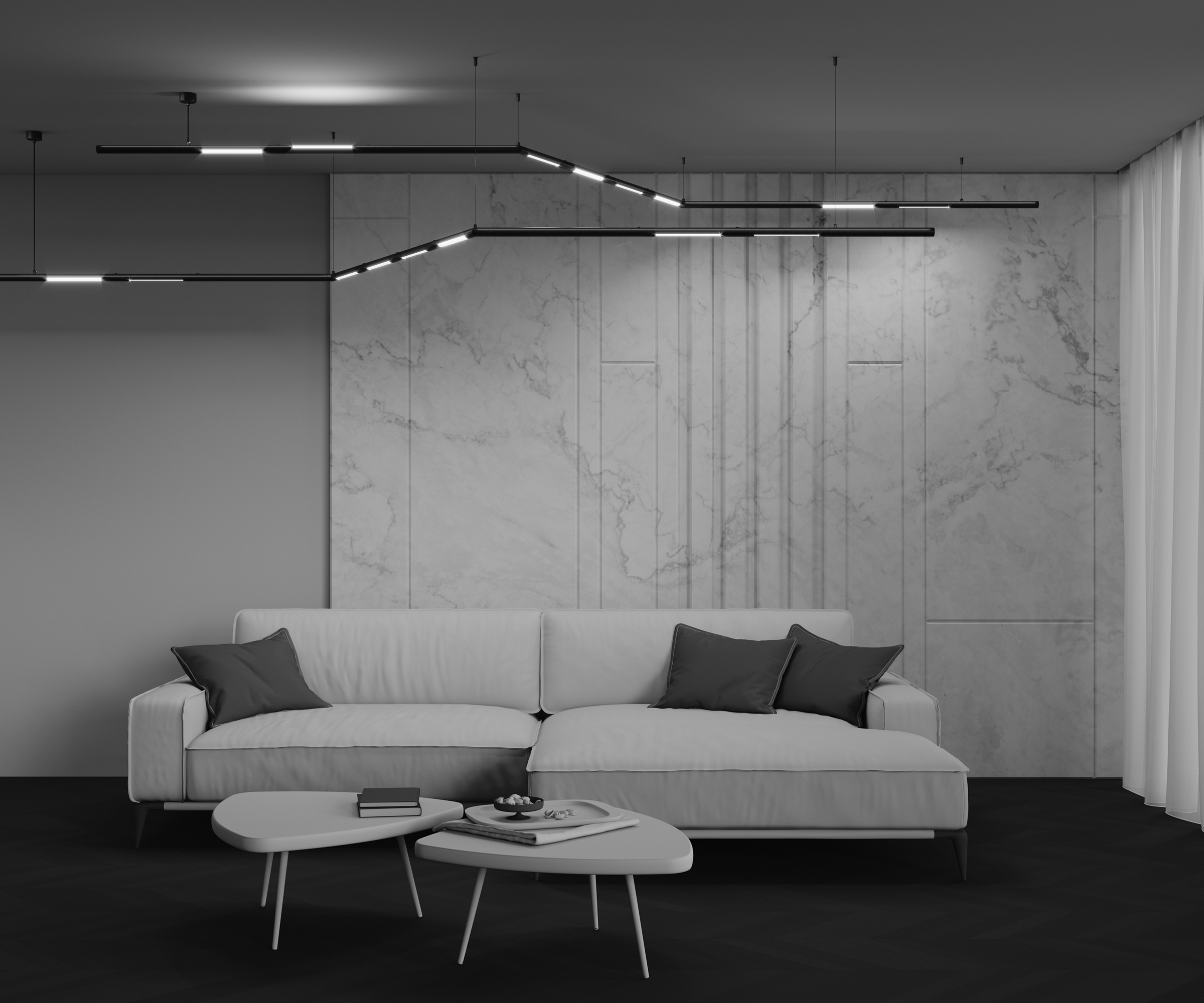 Картинка Светильник Technical C147CL-L300-6W3K-B