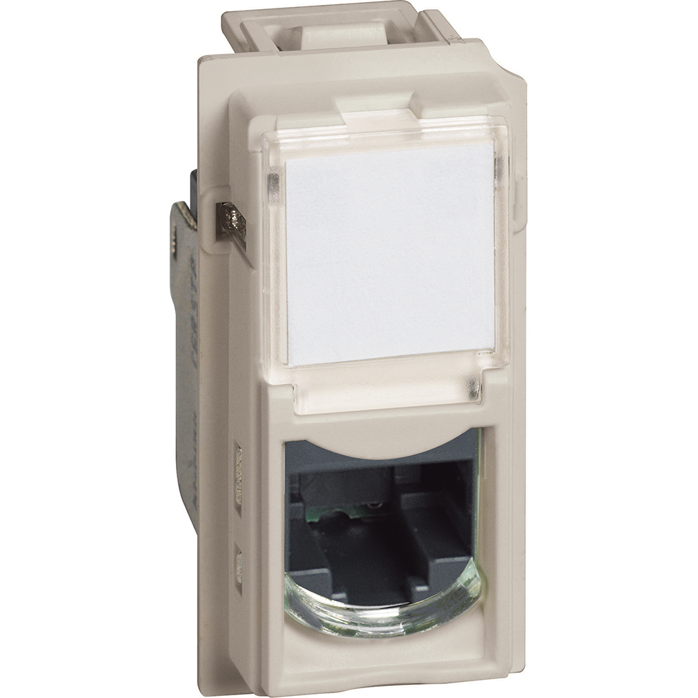 Механизм розетки компьютерной RJ45 cat5e UTP 1 модуль