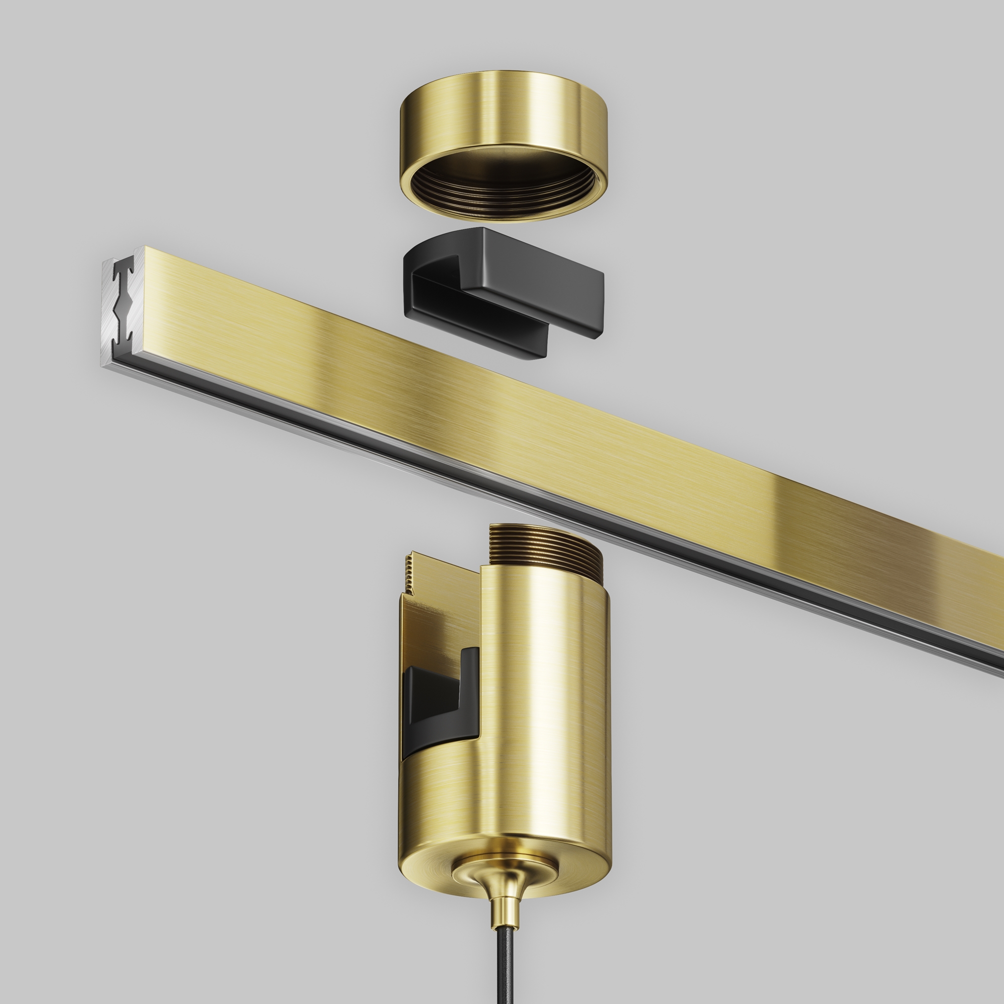 Дополнительная картинка Трековый светильник Technical TR155-1-5W3K-BS Focus Led Flarity