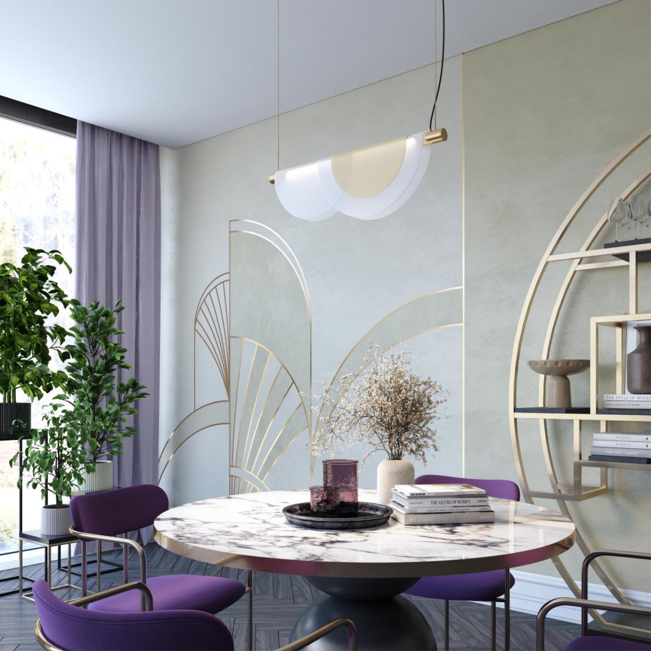 4358/20l midcent odl23 221 подвесной светильник, доставка по Казахстану 