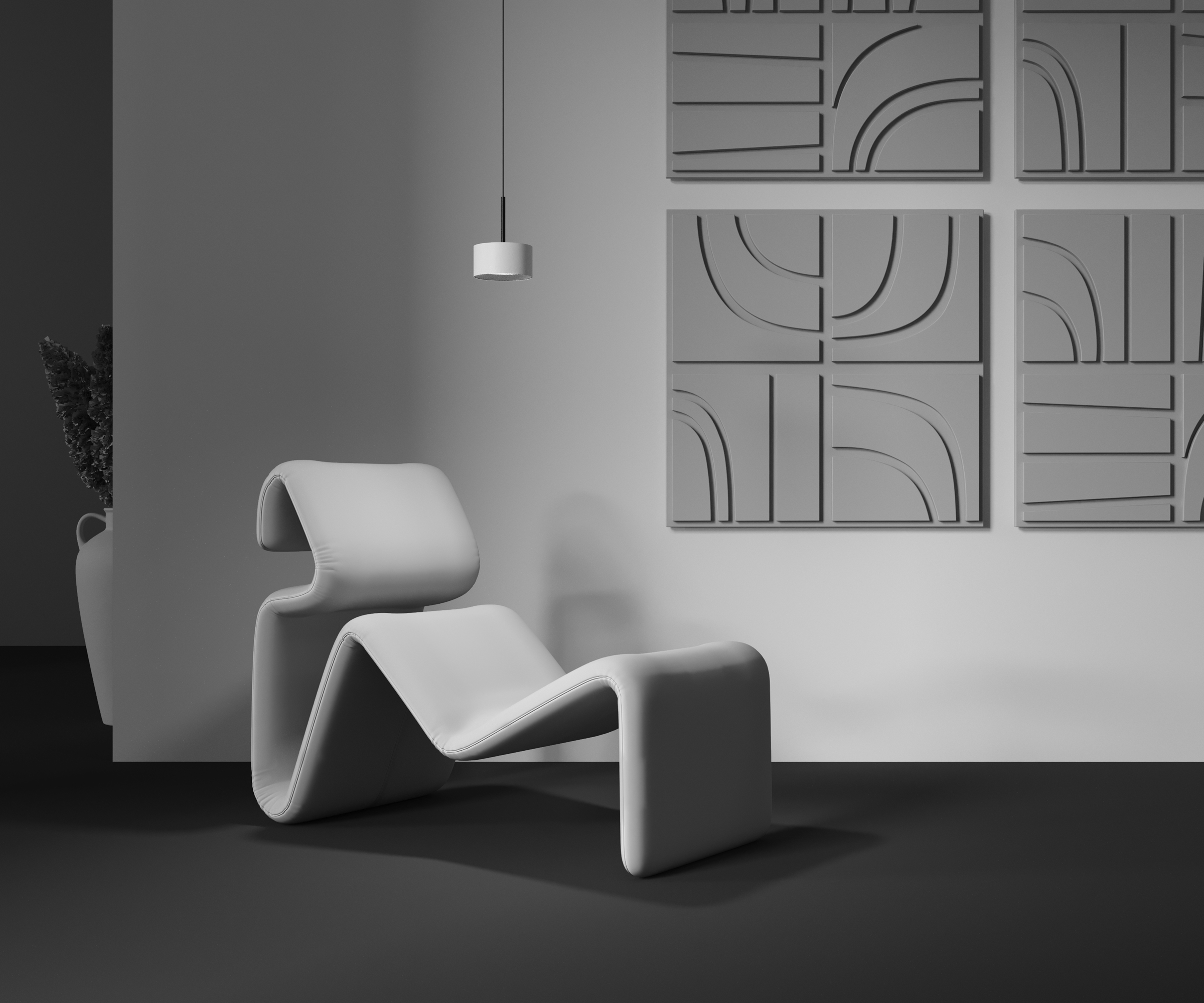 Дополнительная картинка Подвесной светильник Technical P102PL-12W3K-W