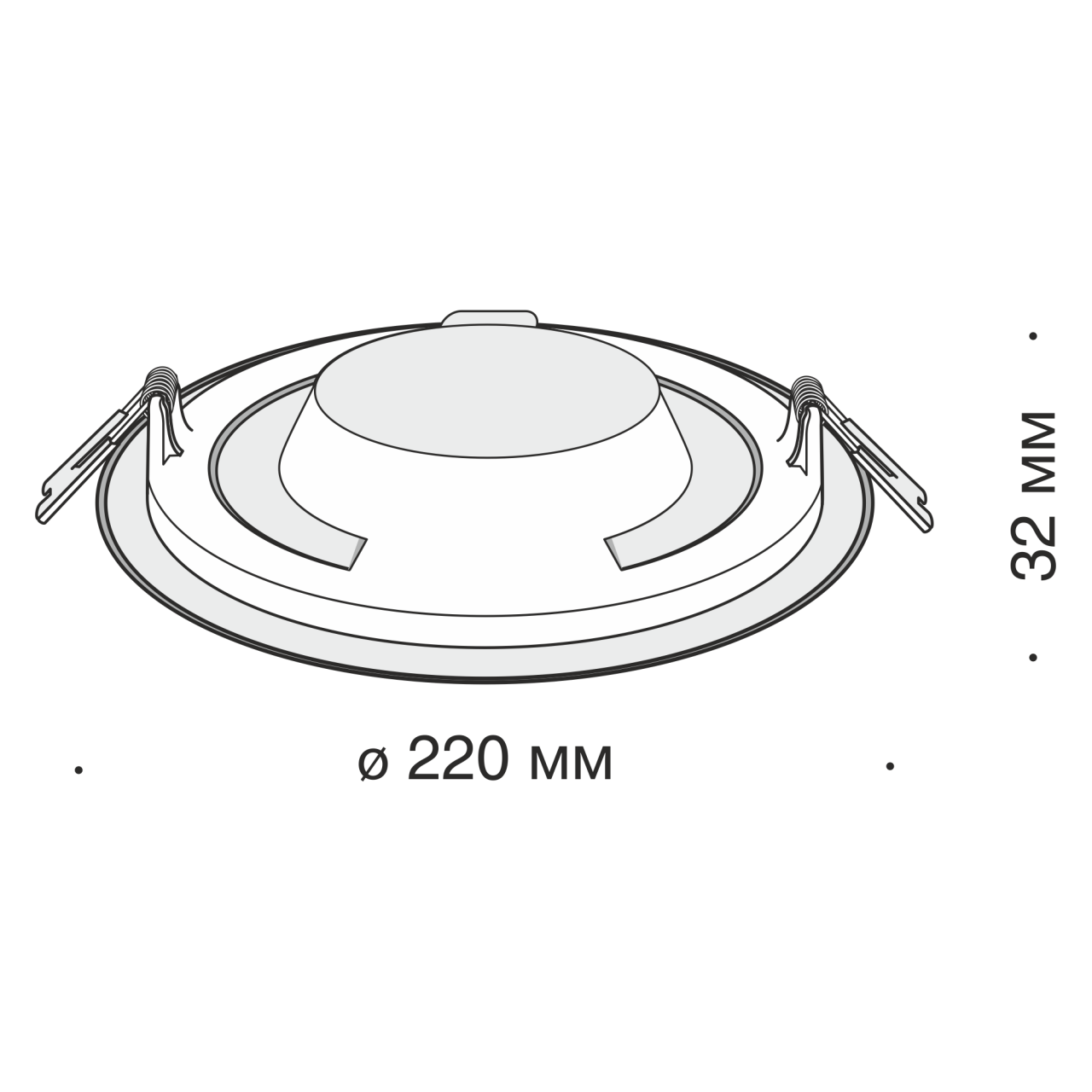 Дополнительная картинка Встраиваемый светодиодный светильник Maytoni Stockton DL017-6-L18W