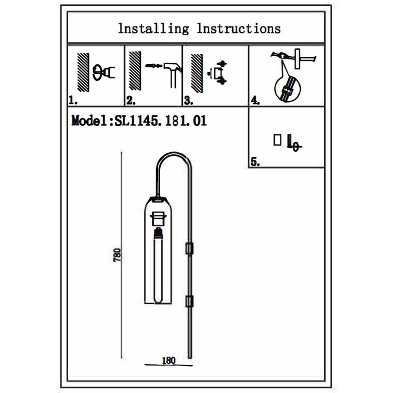 Дополнительная картинка Бра ST Luce Callana SL1145.181.01