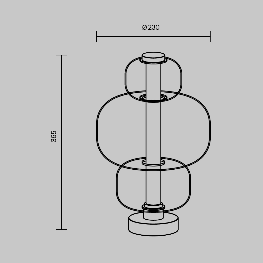 Дополнительная картинка Настольный светильник Maytoni MOD364TL-L15W3K
