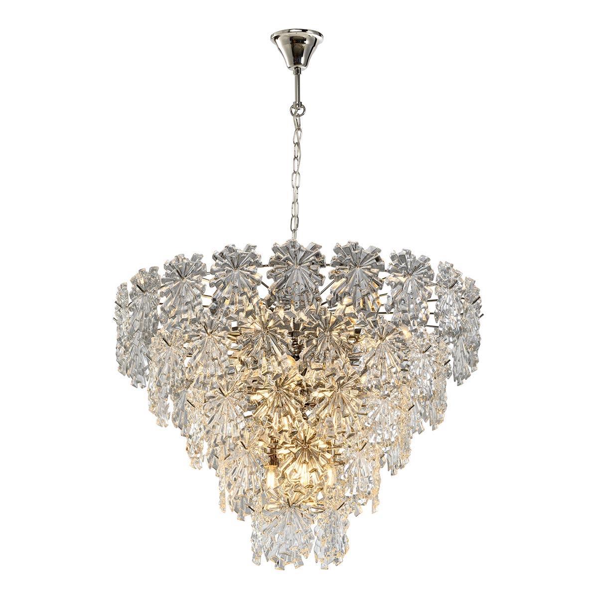 Картинка Подвесная люстра iLamp Homy P2545-8 Nickel