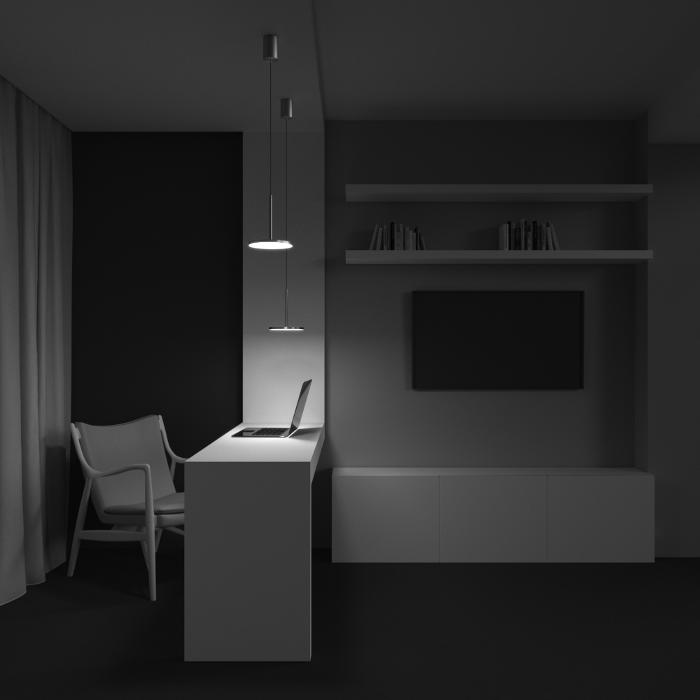 Картинка Подвесной светильник Technical P076PL-L12W3K-BS