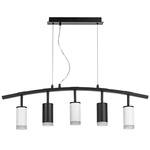 lr7353723630 люстра rullo 5х50w gu10 черный - белый  571735 - 214437-2 - 214436-3 - 202430-5, доставка по Казахстану 