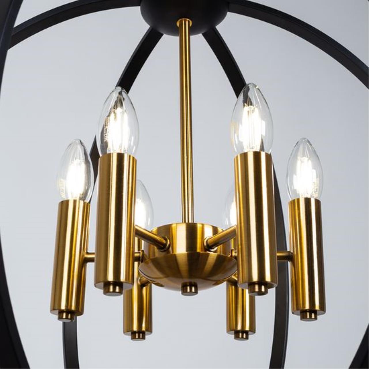 Подвесной светильник Arte Lamp CASTULA A7013SP-6BK — фото 3