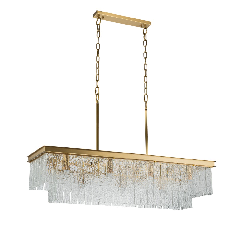 Картинка Подвесная люстра Belfast Harland 6308-10C BR CL