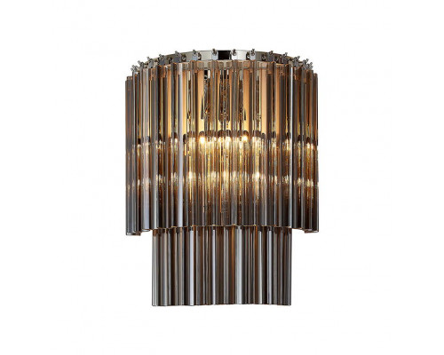 Дополнительная картинка NEWPORT  Бра,  Nickel Fume glass 