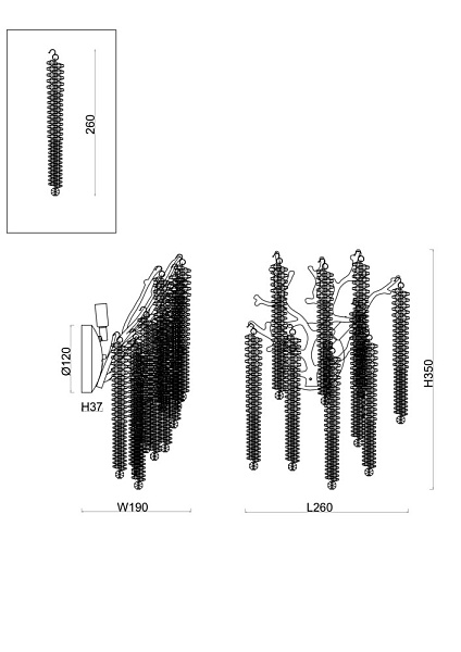 Дополнительная картинка Настенный светильник (бра) Freya FR1010WL-02G