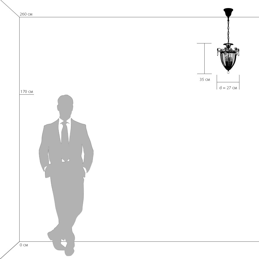 Картинка Подвесной светильник Lightstar Schon Silver 790034