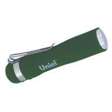 Карманный светодиодный фонарь ) Uniel от батареек 95х20 25 лм S-LD045-B Green