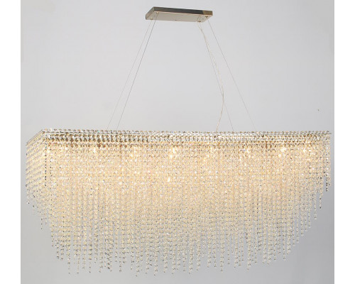 newport 10900 10932/c gold , люстра, polished champagne gold clear crystal l140*45*h60 cm g9 28*60w, доставка по Казахстану 