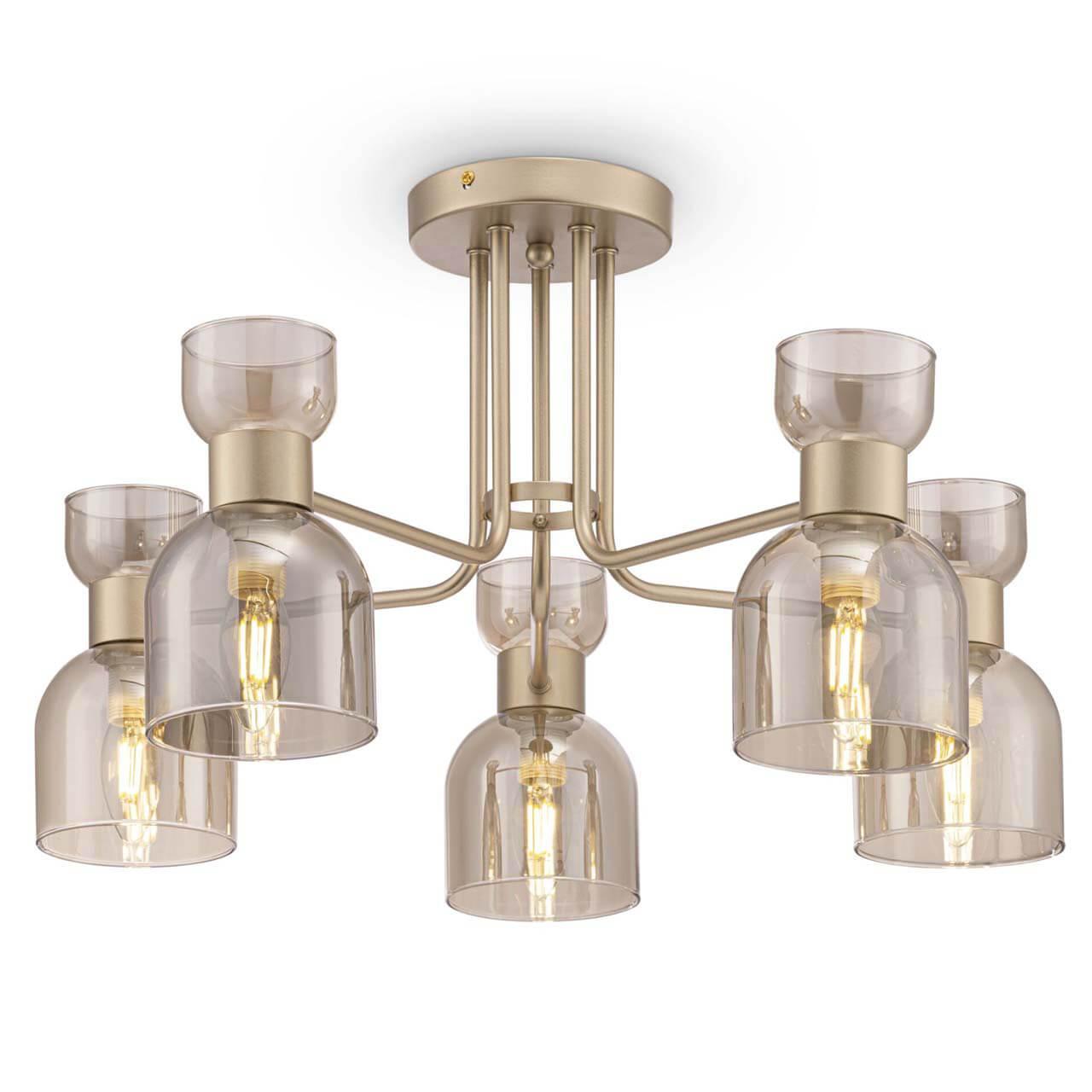 потолочная люстра freya isla fr5094pl-05g, доставка по Казахстану 