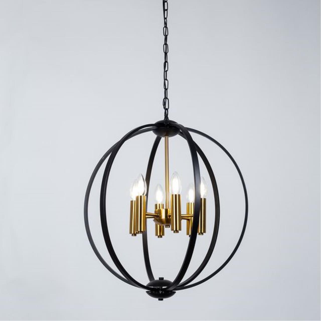 Картинка Подвесной светильник Arte Lamp CASTULA A7013SP-6BK