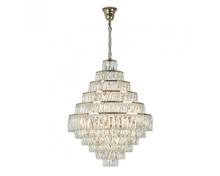 newport 10120 10125+15/c gold , люстра, gold clear crystal d60*h78 cm e14 20*60w, доставка по Казахстану 