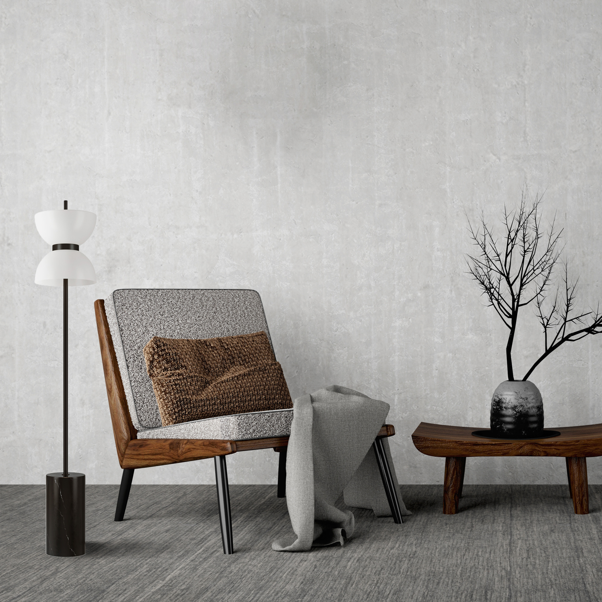 Картинка Напольный светильник (торшер) Maytoni MOD178FL-L11B3K