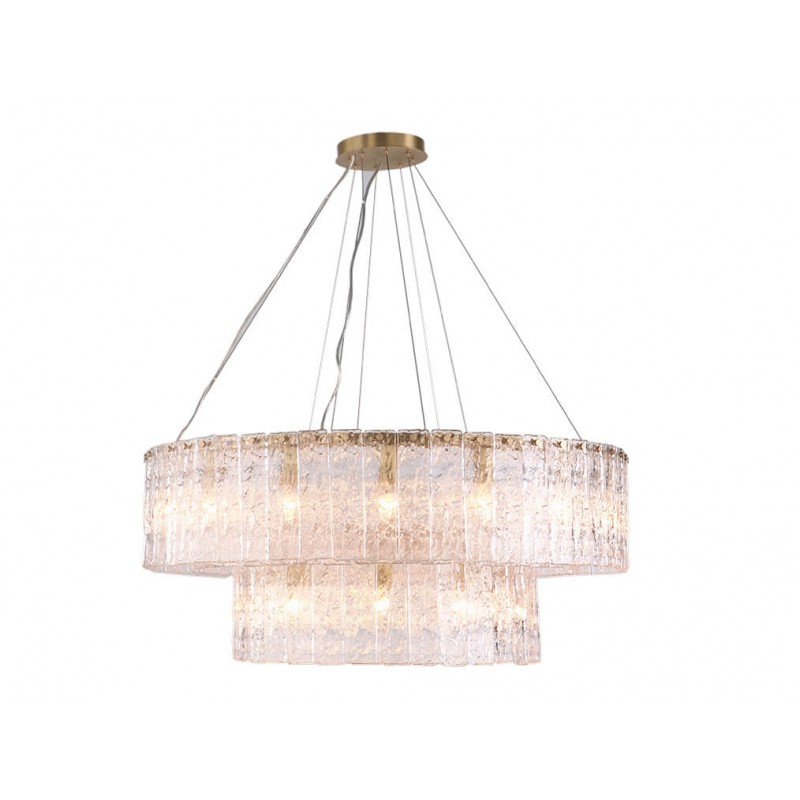 подвесная люстра newport 10826+18/s brass м0065138, доставка по Казахстану 